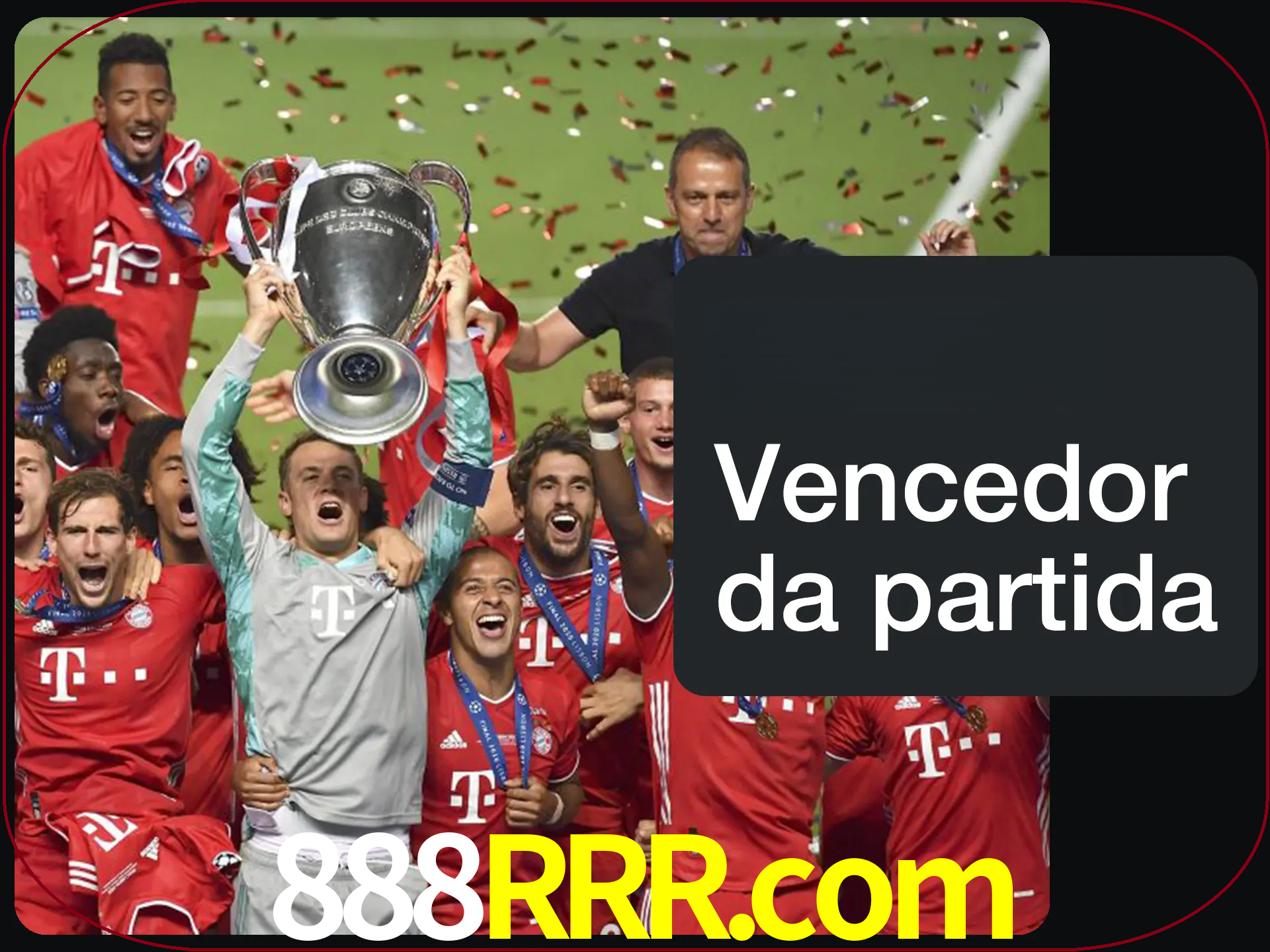 Aposte no vencedor e ganhe uma grande quantia de dinheiro.