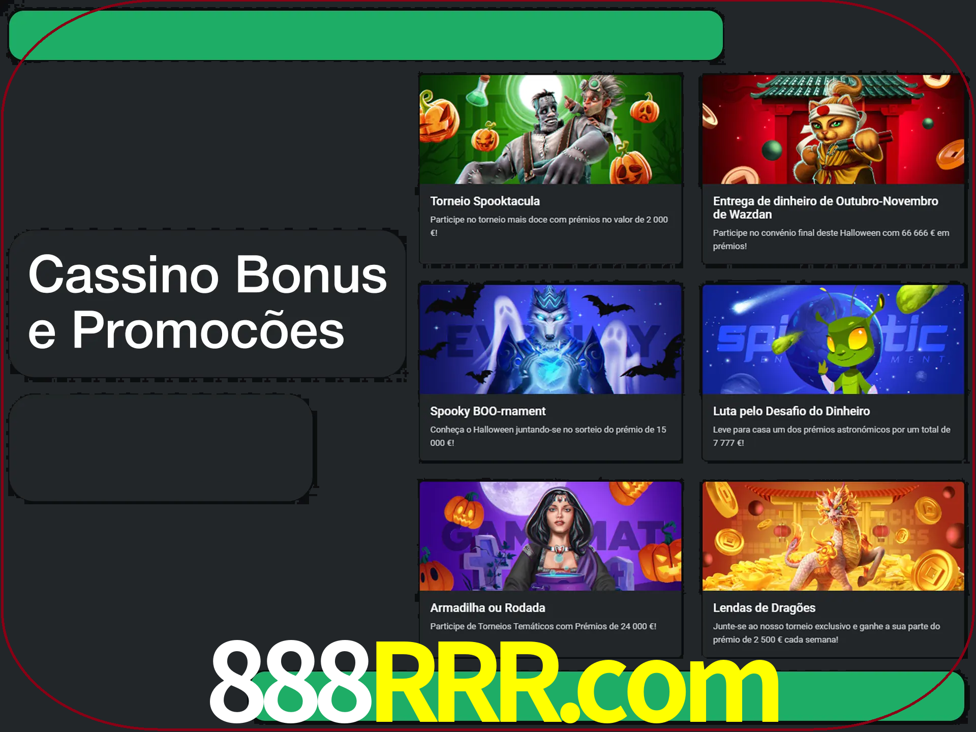 Verifique se há novos bônus de cassino para reivindicar.